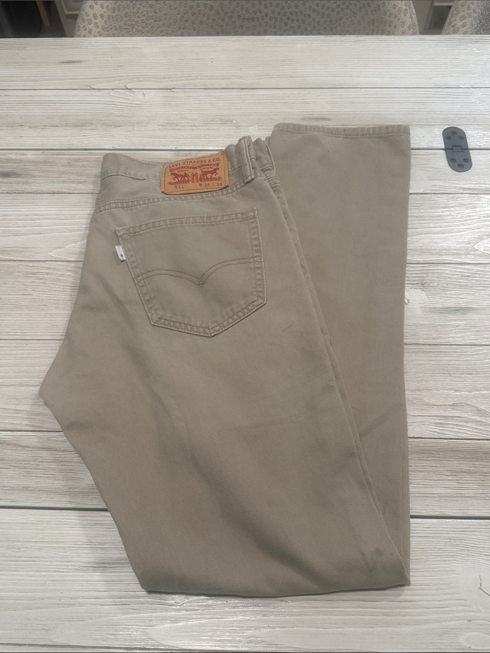 Levi's Men's Tan Relaxed Jeans